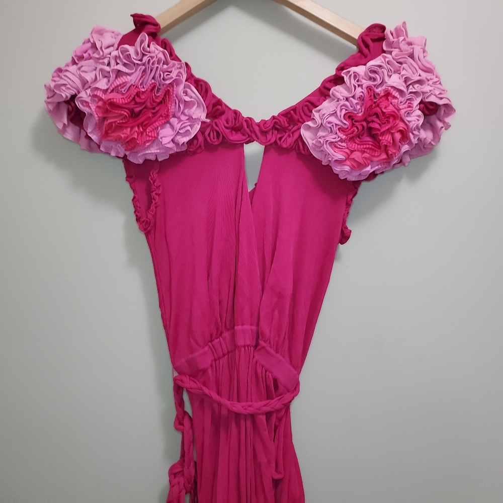 Temperley London Runway Pink Dress - Picture 3 of 8